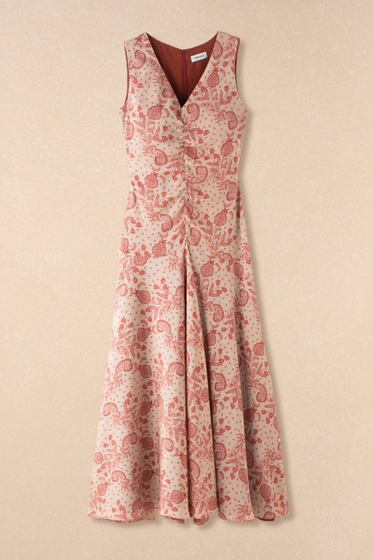 Vestido PAISELLE Estampado Teja - BIMANI