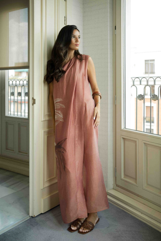 Vestido FLORENCIA Estampado Terracota - BIMANI