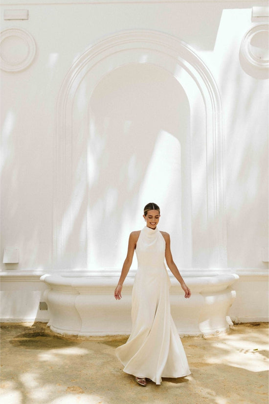 Vestido LORENZA Crema - BIMANI