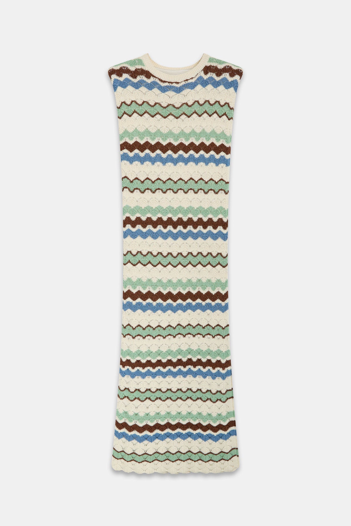 Vestido SAMOA Rayas Marrón - BIMANI