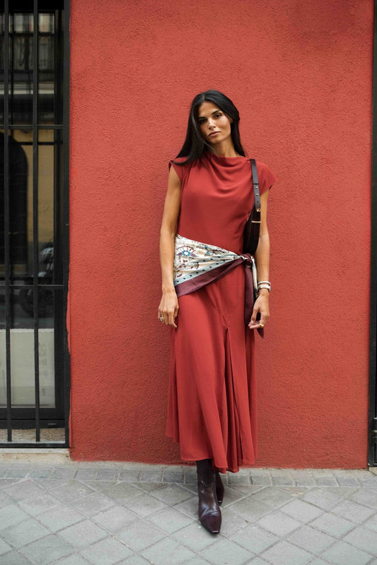 Vestido MAIA Teja Mencía - BIMANI