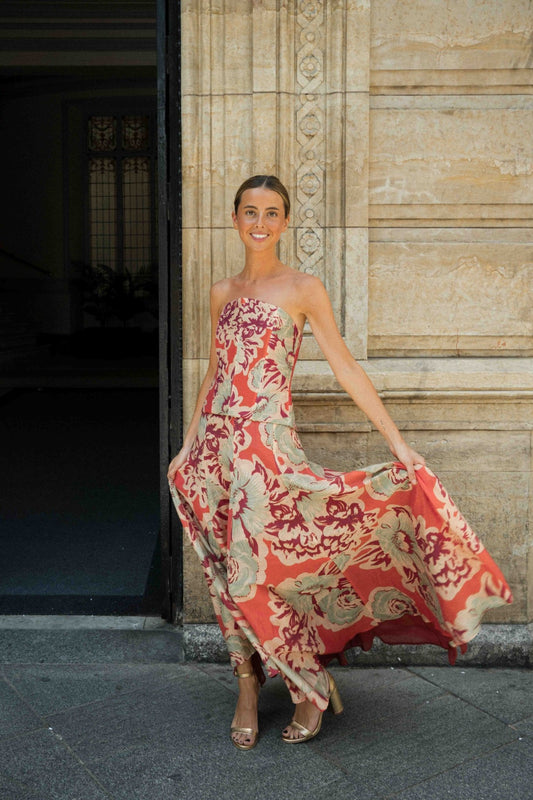 Top SERAPHINE Estampado Melocotón - BIMANI