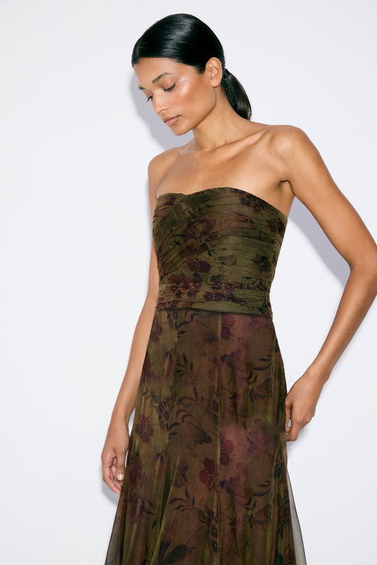 Top VITTORIA Estampado Oliva