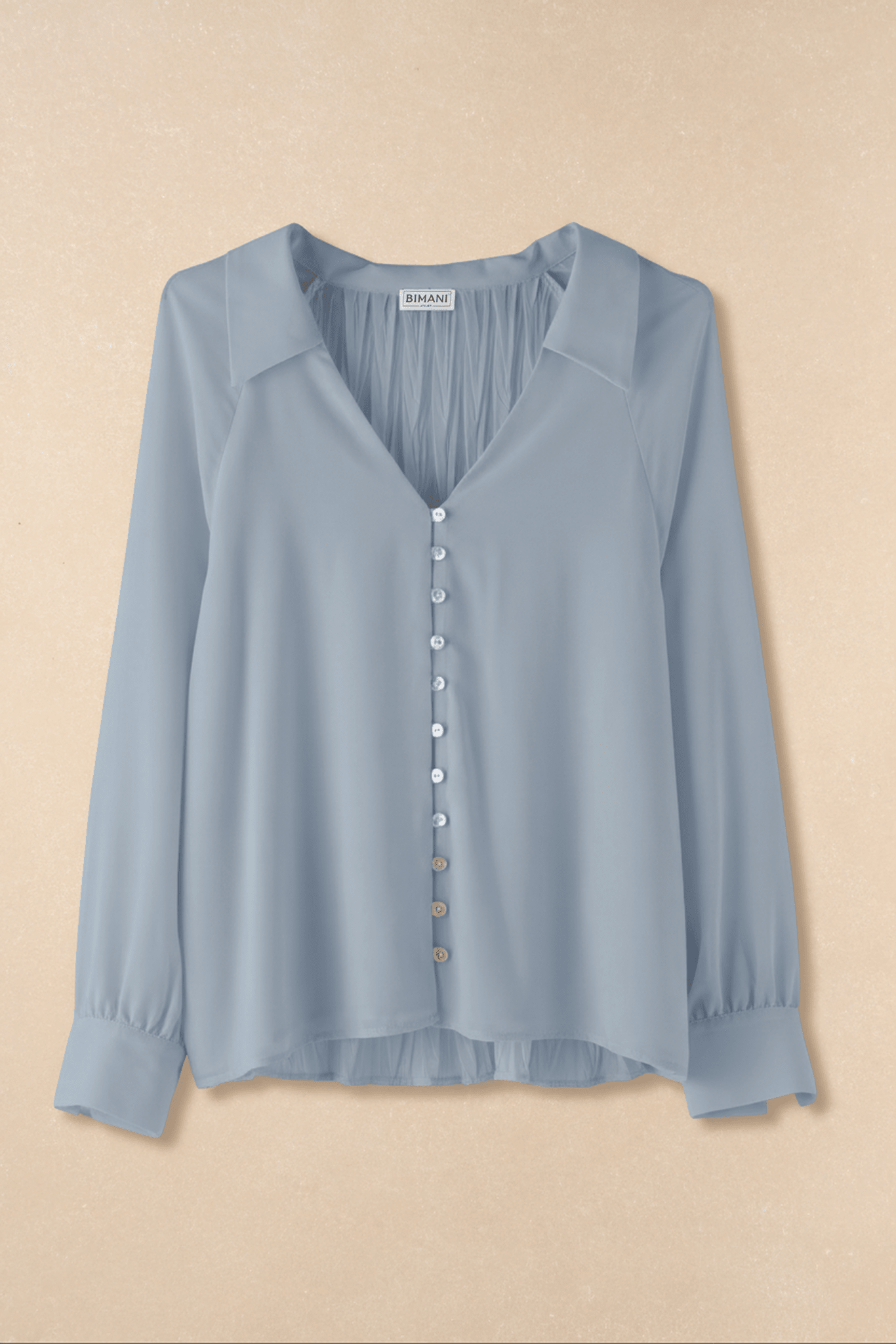 Blusa ZEFIRO Azul Bruma - BIMANI