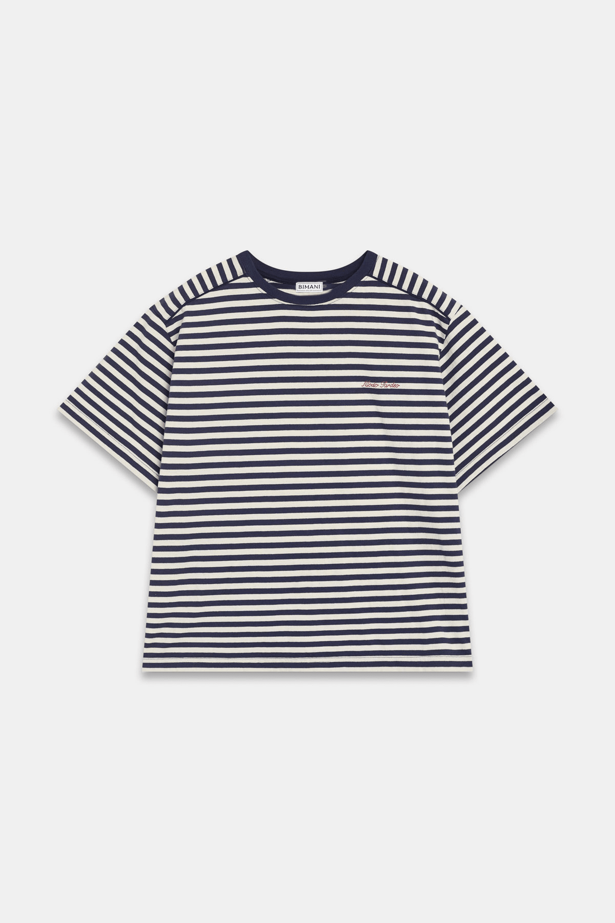 Camiseta TARDEO Rayas Azul - BIMANI
