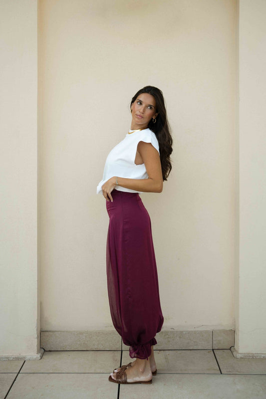 Pantalón SABINE Cereza Árida - BIMANI