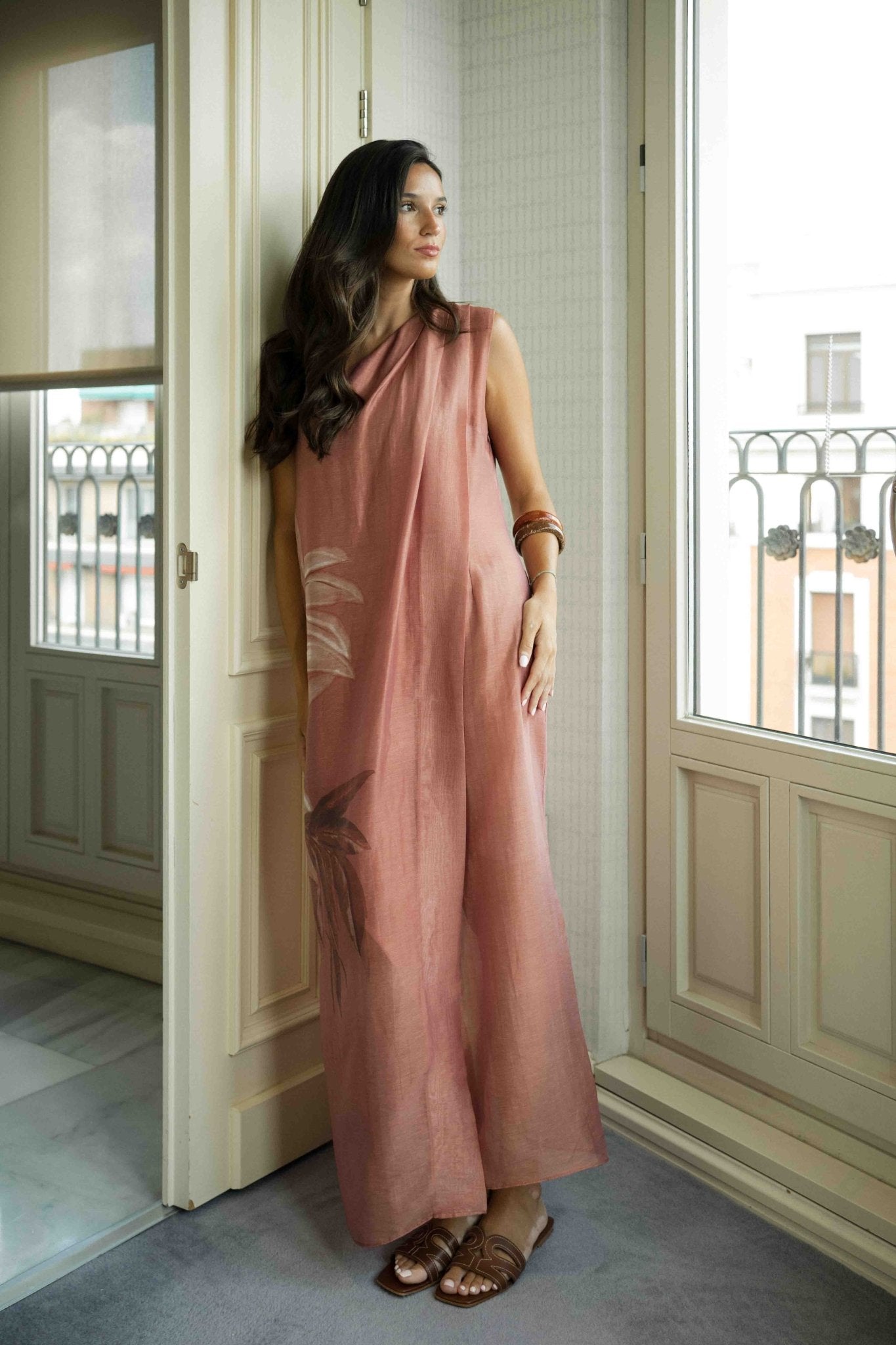 Vestido FLORENCIA Estampado Terracota - BIMANI