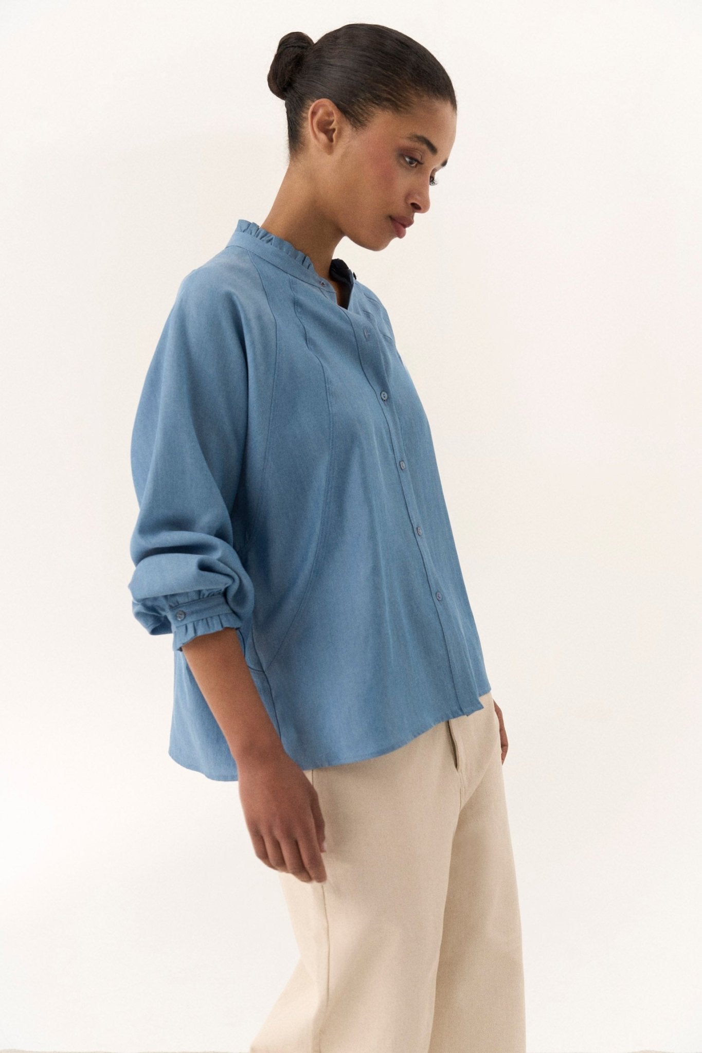 Camisa ÉLAN Azul - BIMANI