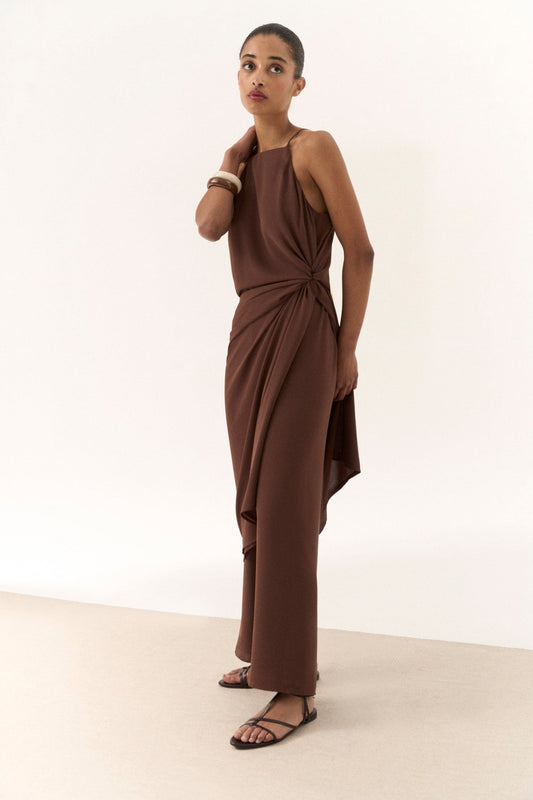 Pantalón LEVANTE Marrón Mocca - BIMANI