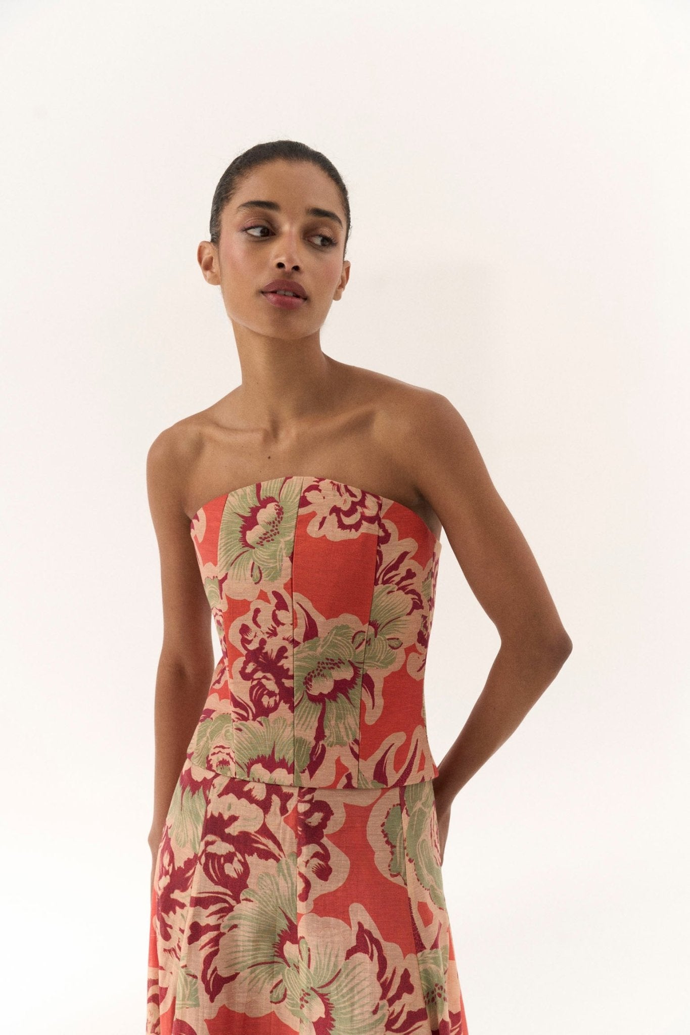 Top SERAPHINE Estampado Melocotón - BIMANI