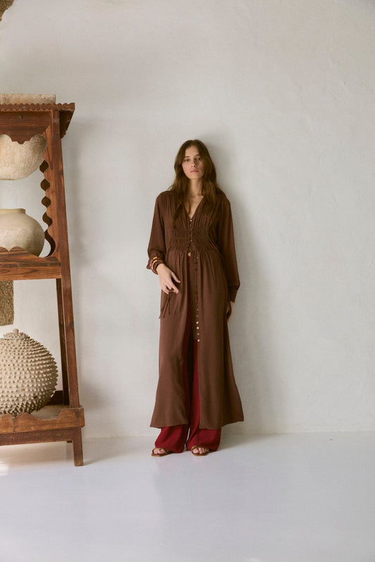 Vestido LULA Marrón Mocca - BIMANI