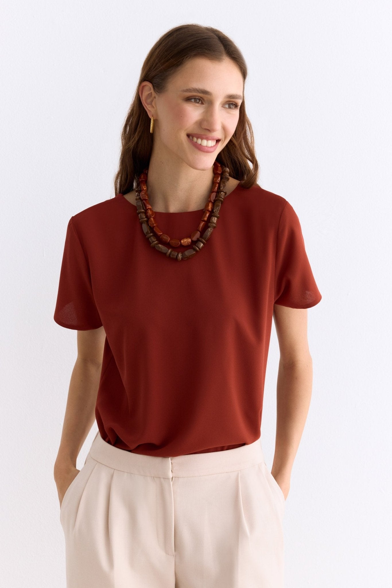Pantalón NAJAC Beige - BIMANI