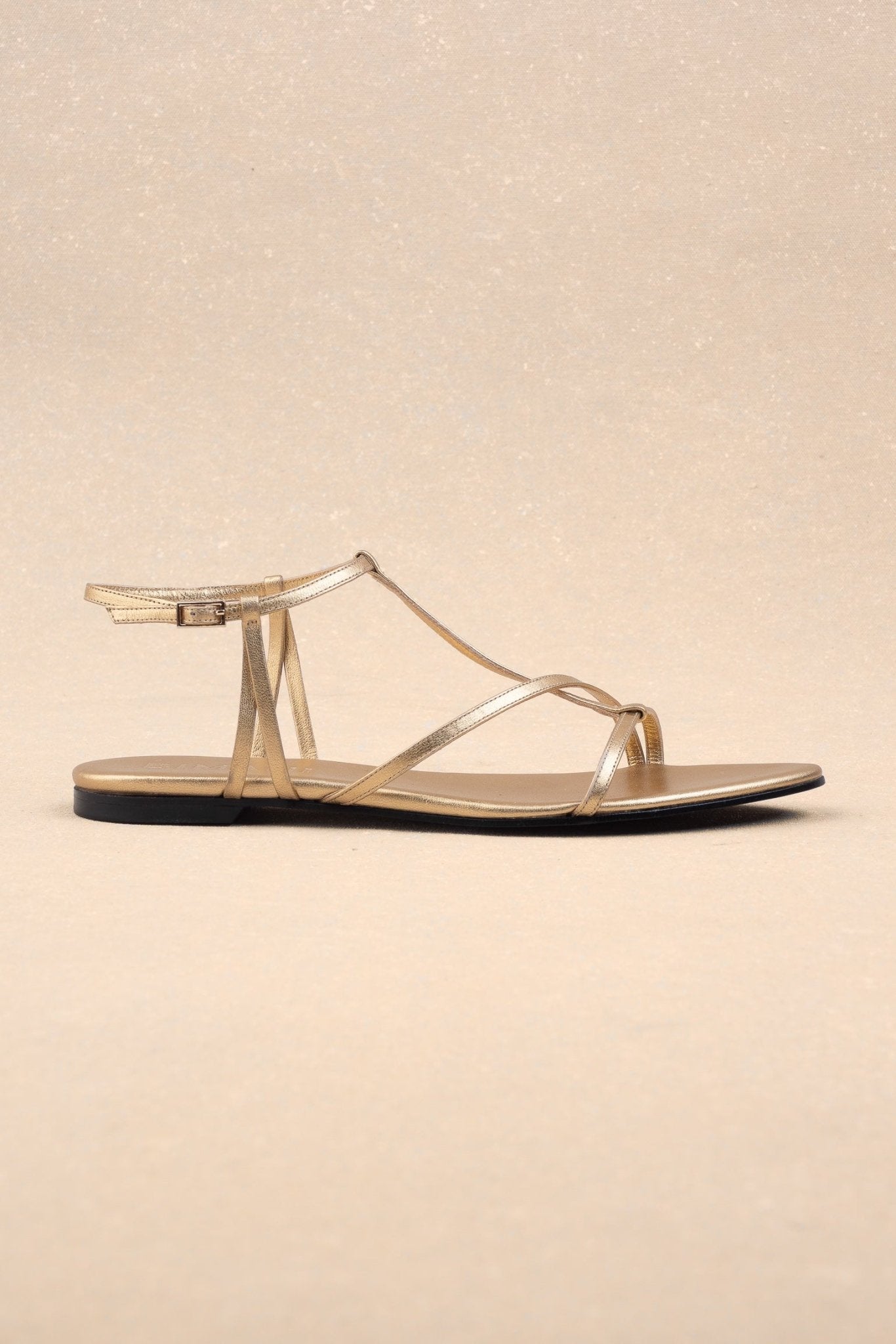 Sandalia MARÍA Oro Vintage - BIMANI
