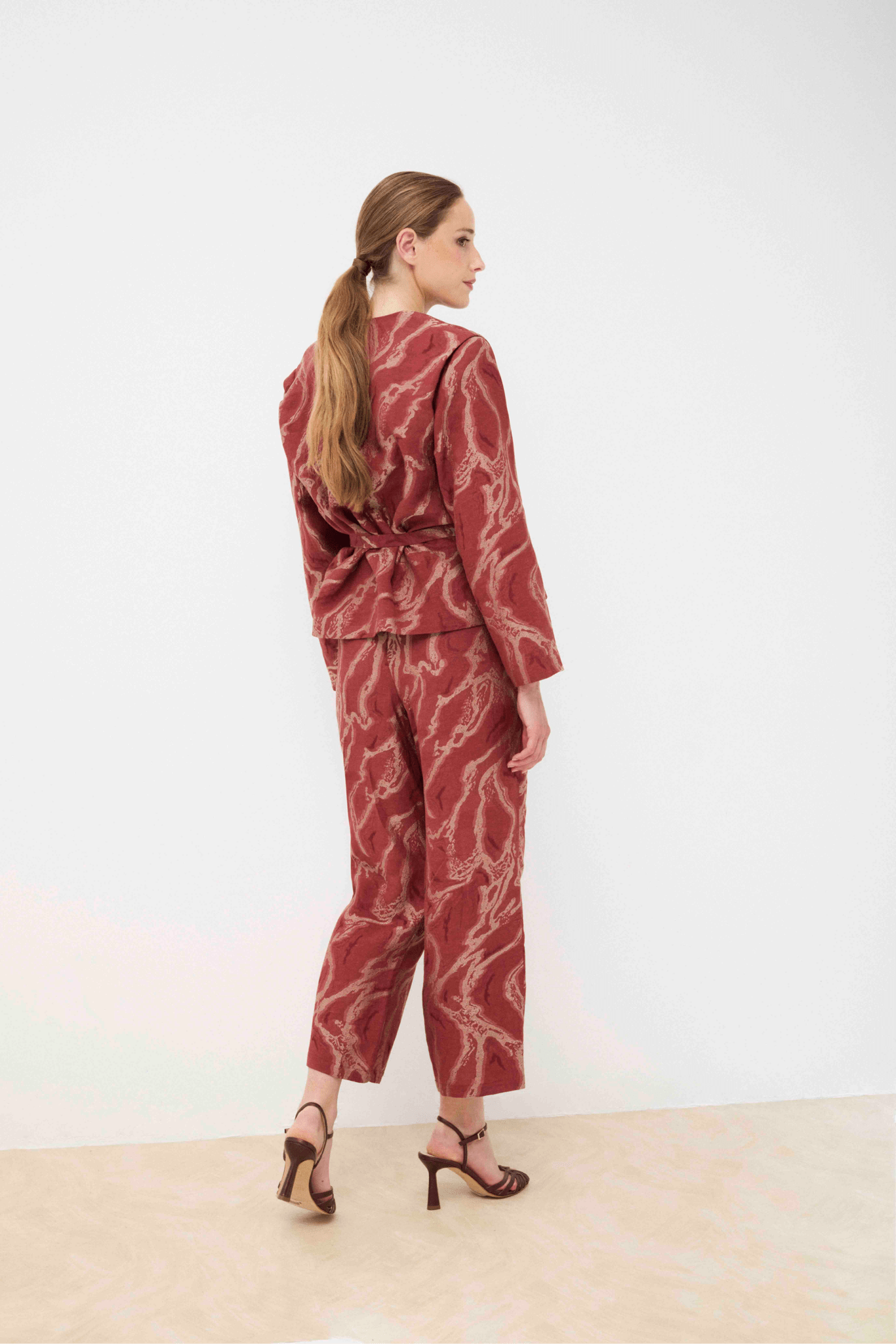 Chaqueta LIVIA Textura Empolvado - BIMANI