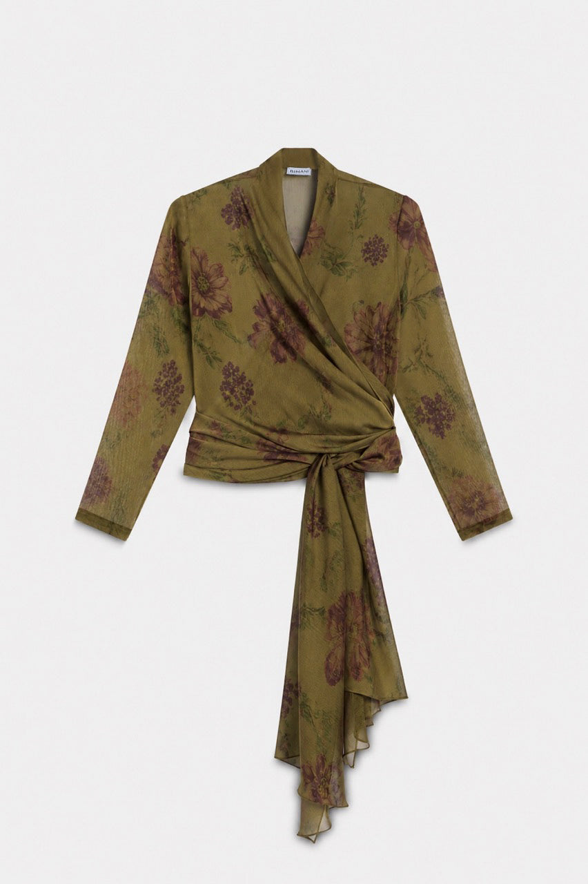 Blusa ADELA Estampado Oliva