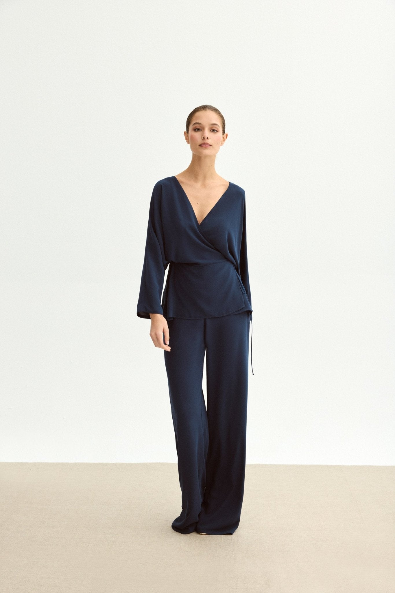 Blusa ARIELLE Azul Cantábrico - BIMANI