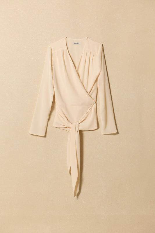 BAILE Beige Limestone Blouse