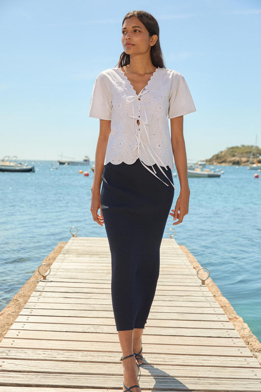 Blusa BOW White - BIMANI