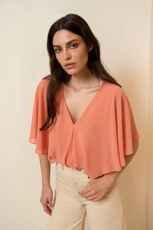Blusa CENIA Salmón Lava - BIMANI