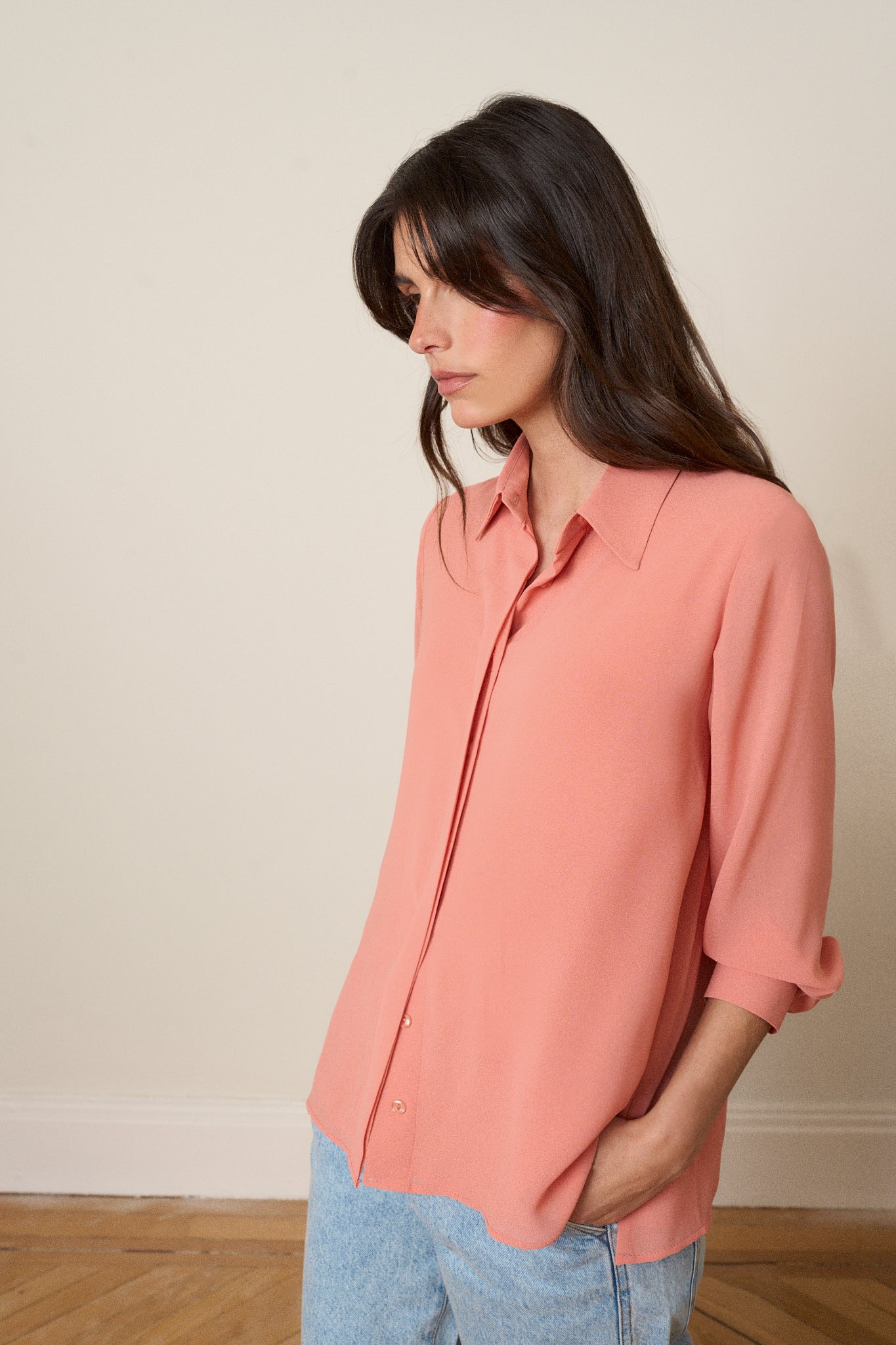 Blusa ESENCIA Salmón Lava - BIMANI