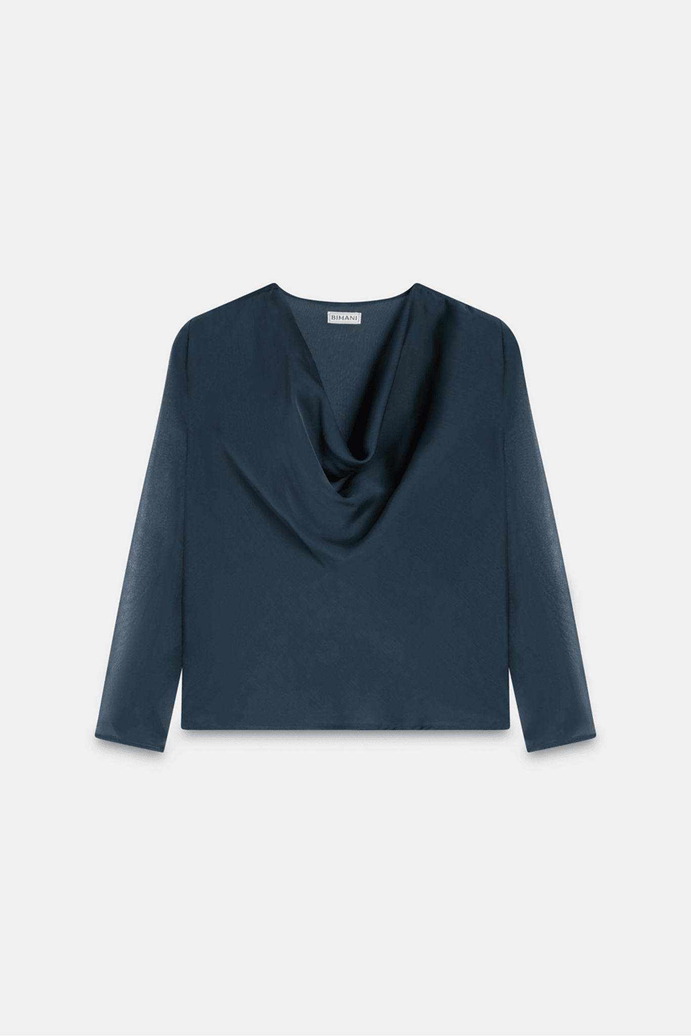Blusa HELIANE Azul Petróleo - BIMANI