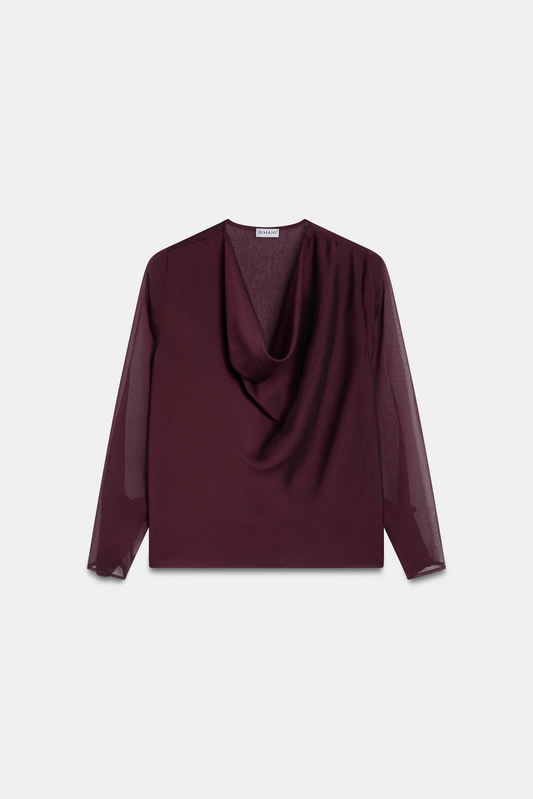Blusa HELIANE Berenjena