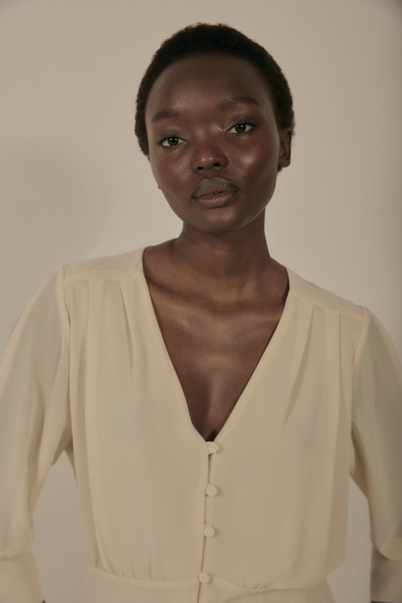 Blusa LINE Beige Caliza - BIMANI