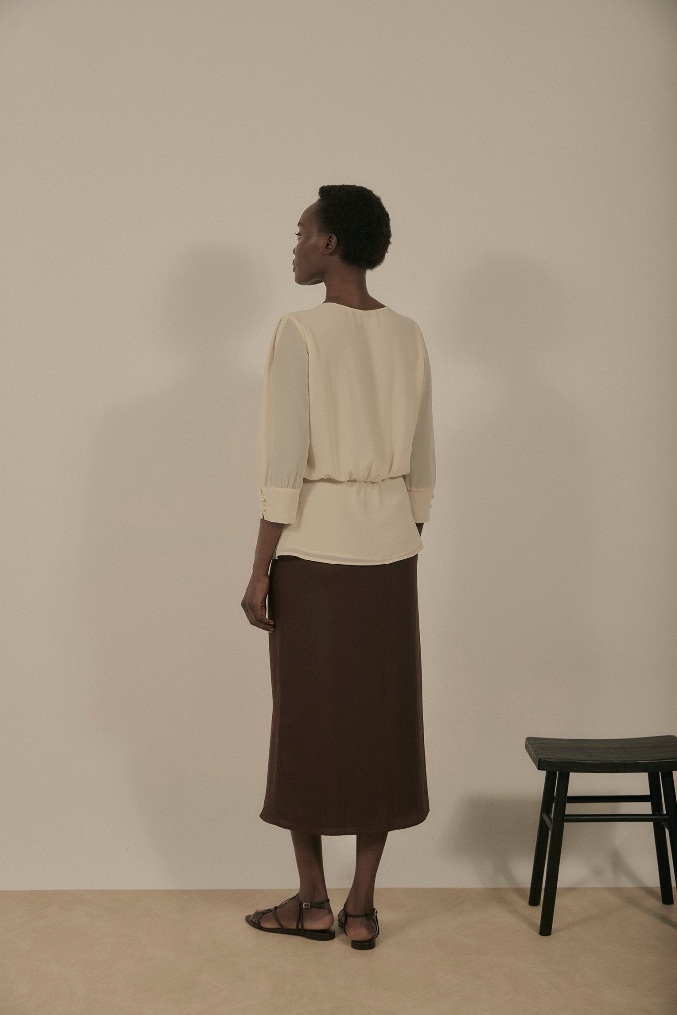 Blusa LINE Beige Caliza - BIMANI