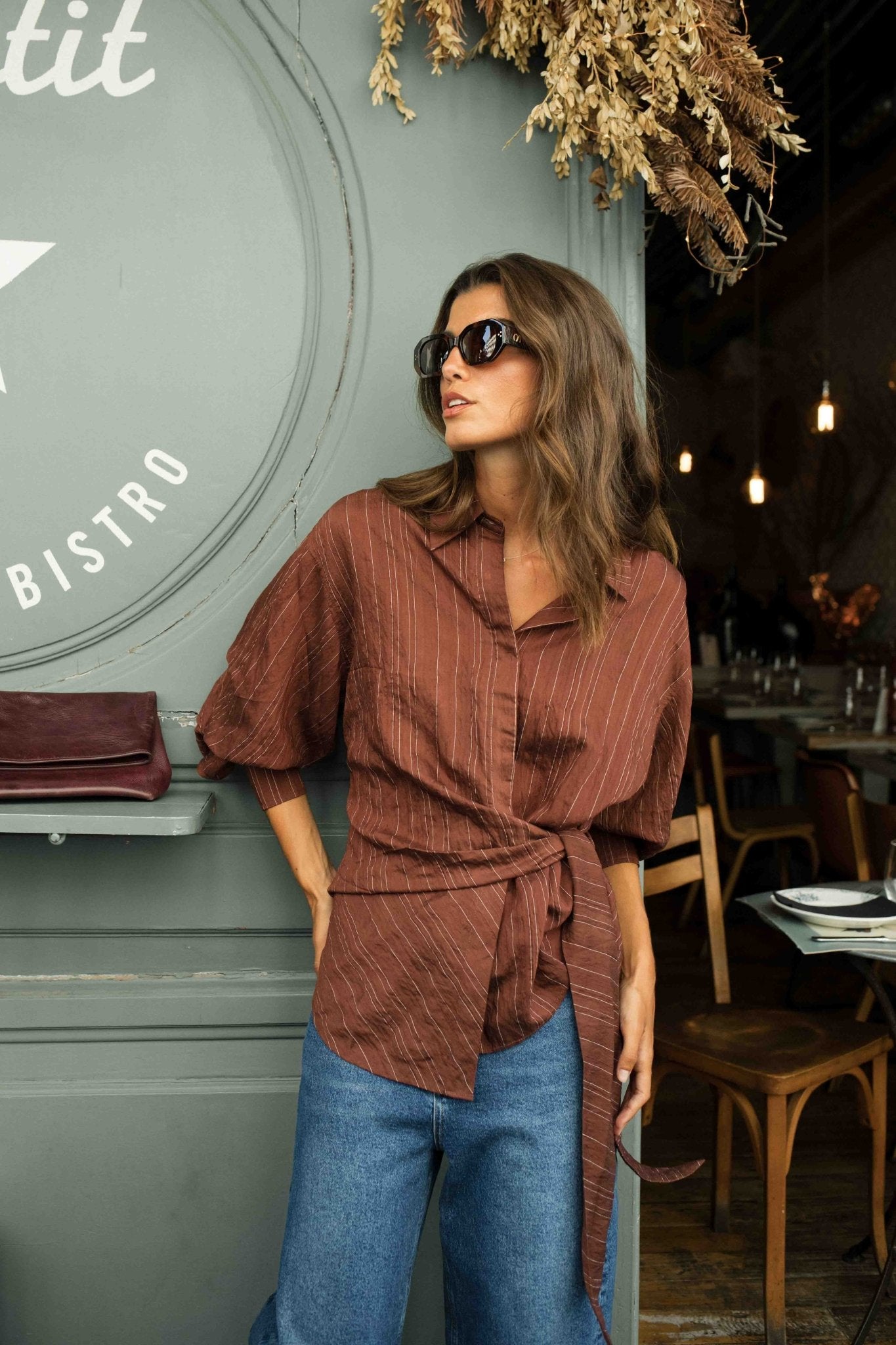 Blusa MAELLE Marrón - BIMANI