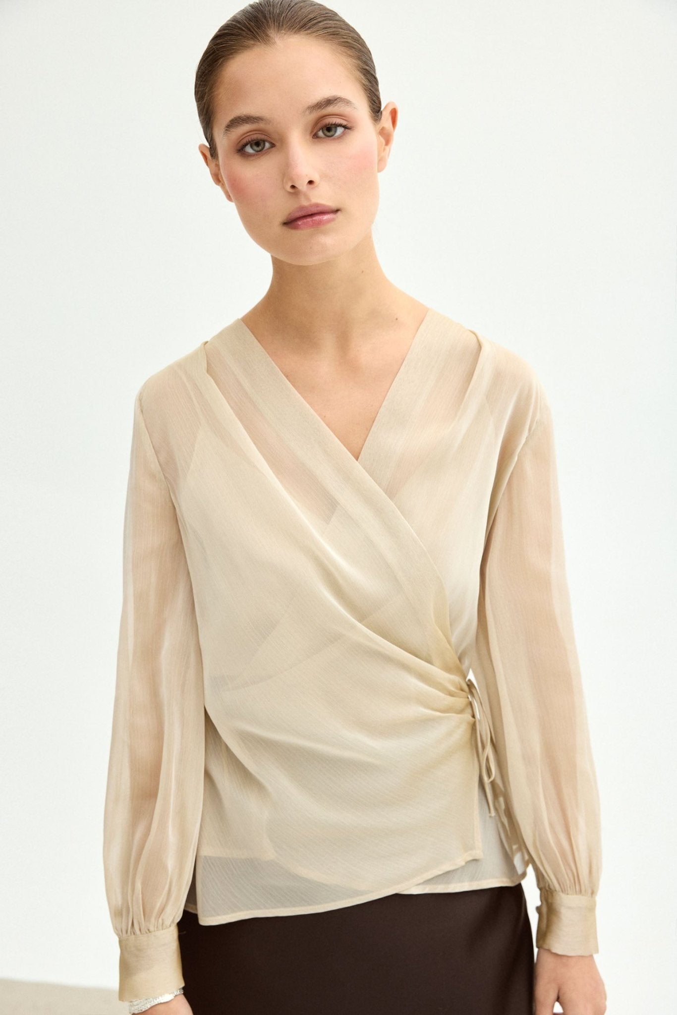 Blusa MARTINE Champagne - BIMANI