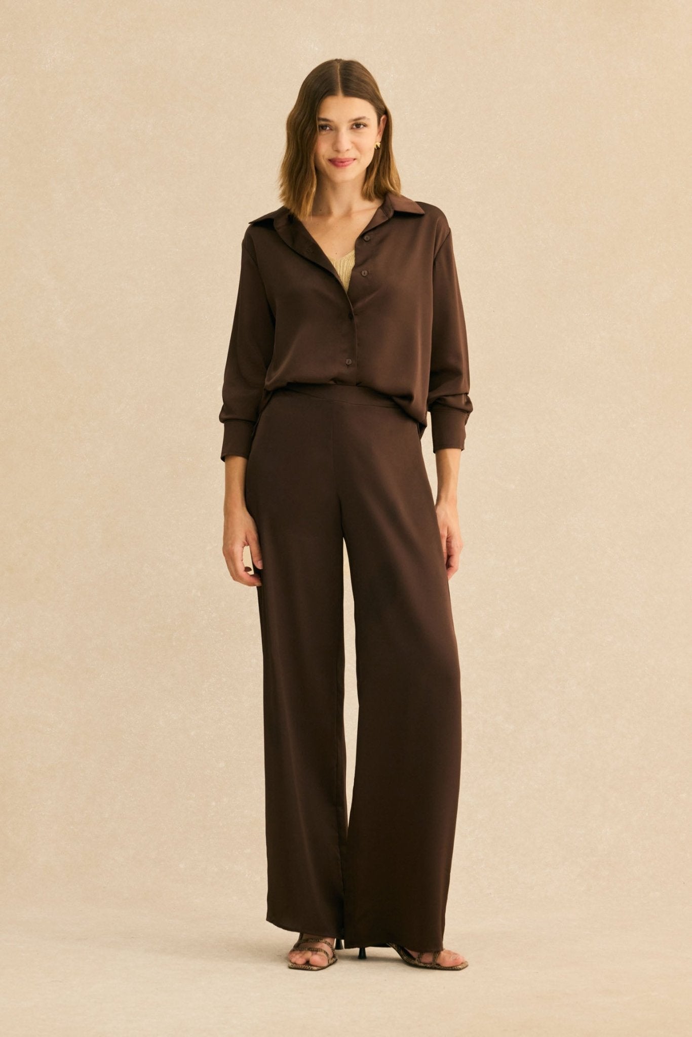 Blusa NAUTIQUE Marrón Cacao - BIMANI