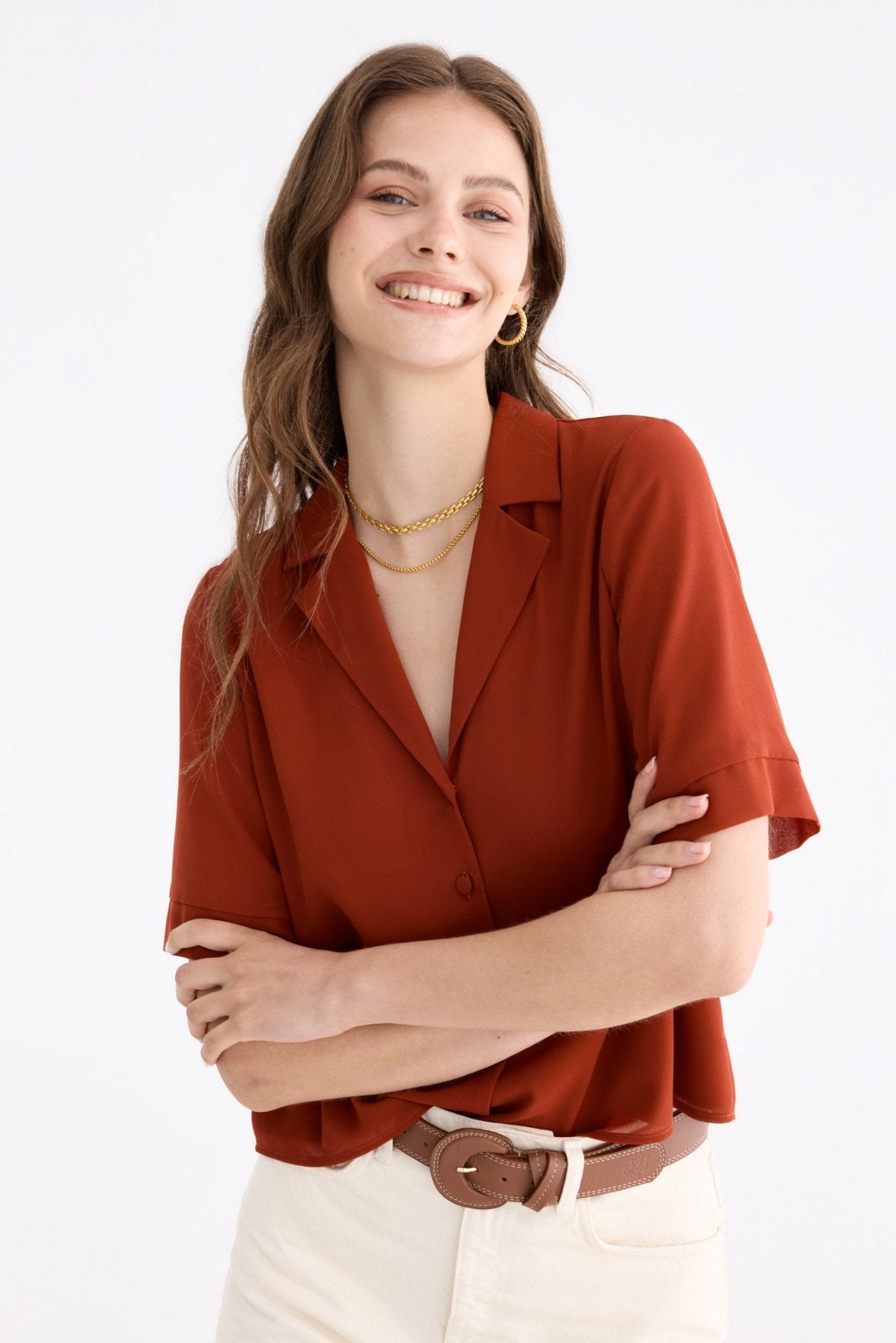Blusa NEVILLE Burnt - BIMANI