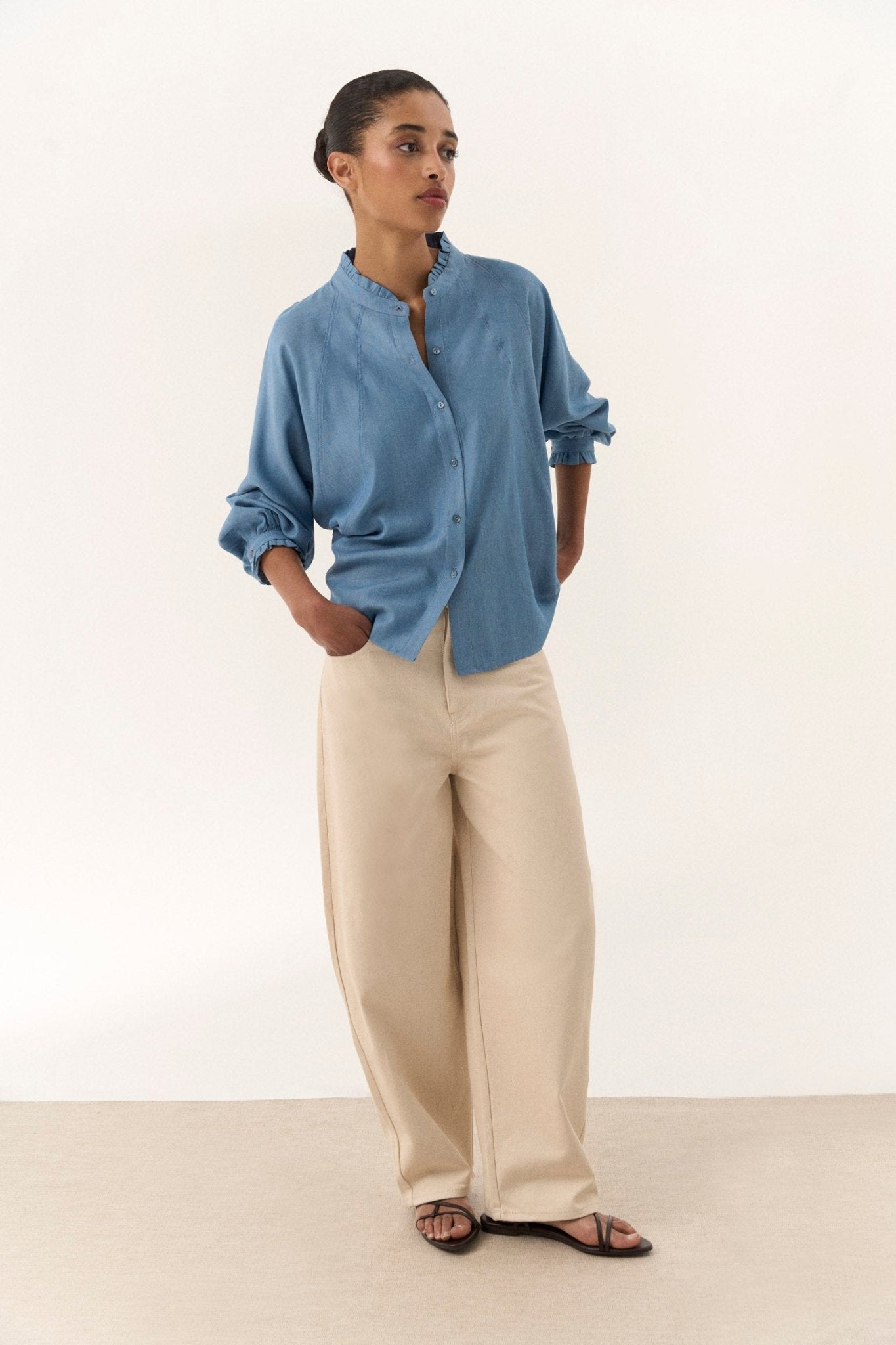 Camisa ÉLAN Azul - BIMANI