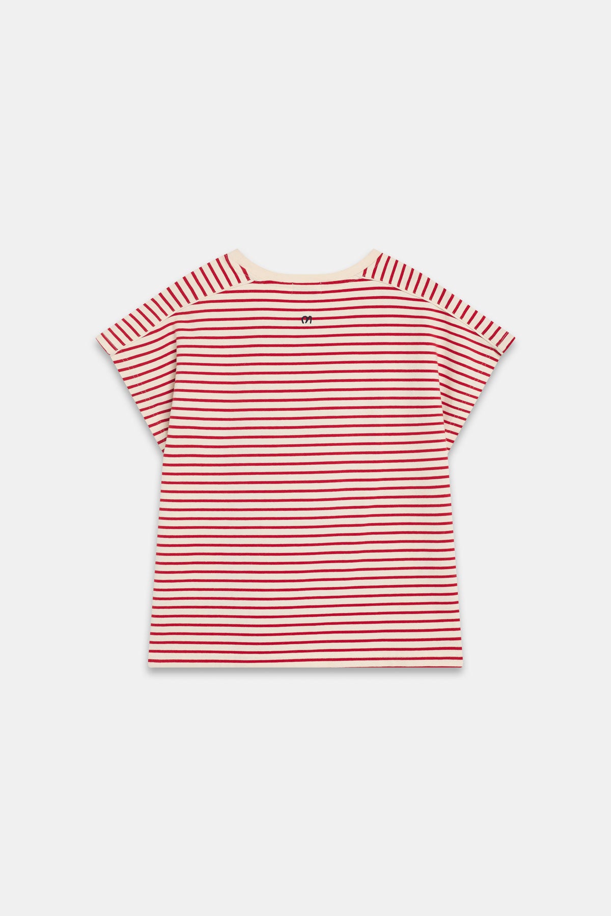 Camiseta APERITIVO Rayas Granate - BIMANI