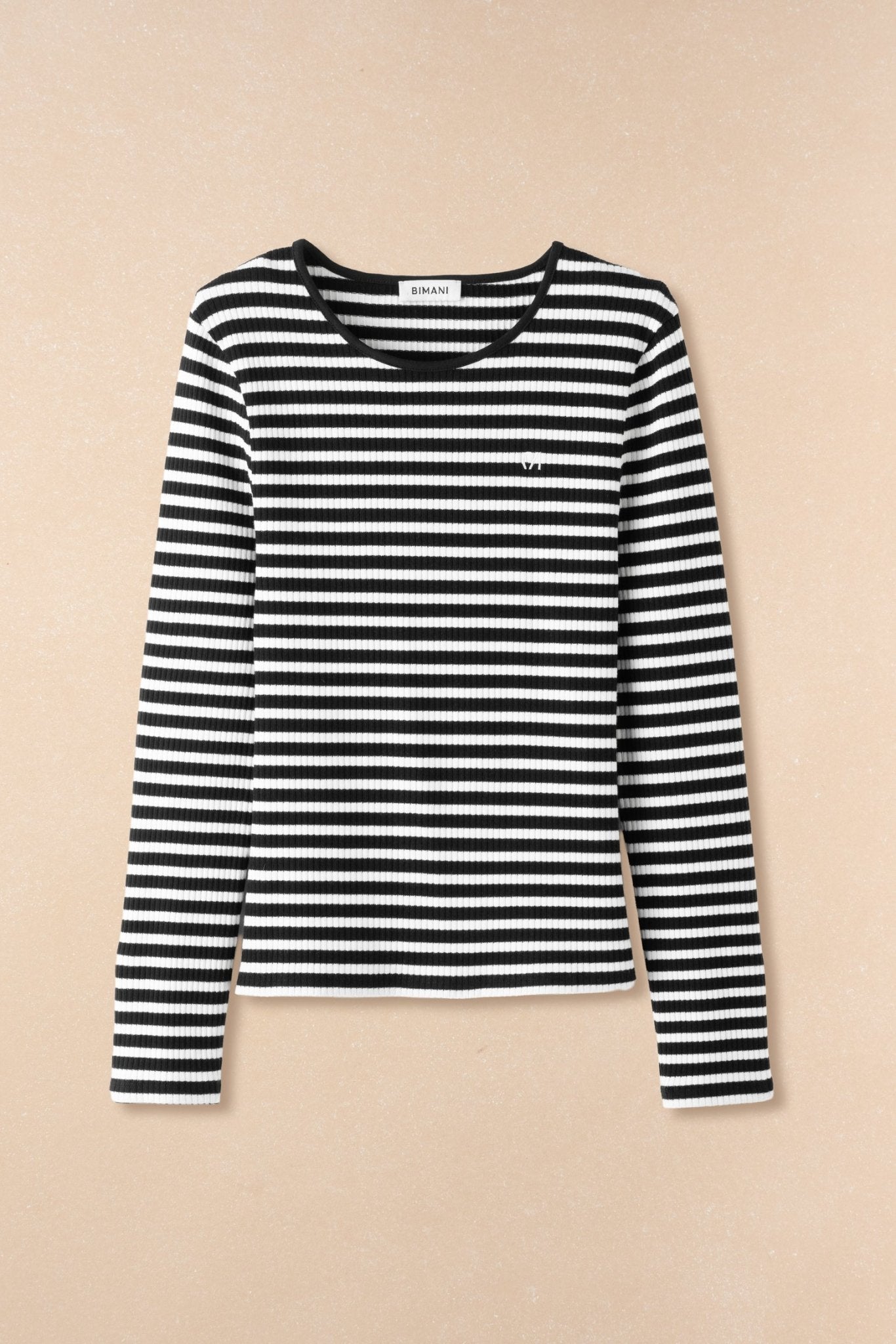 Camiseta DIANA Rayas Negro - BIMANI