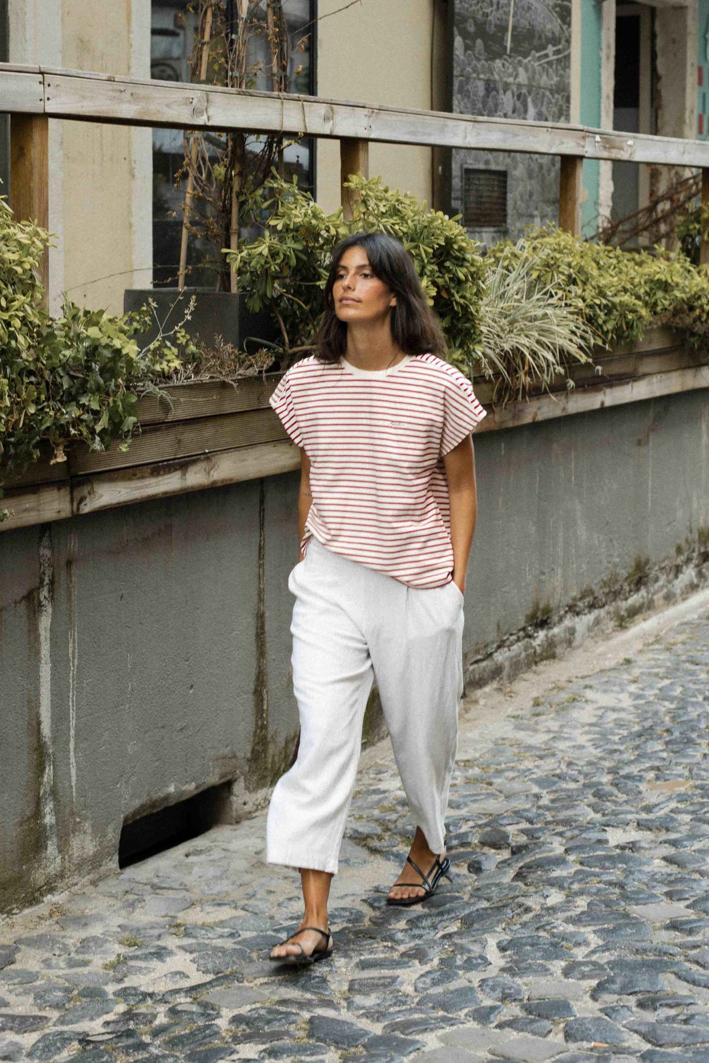 Pantalón AIRA Crema - BIMANI