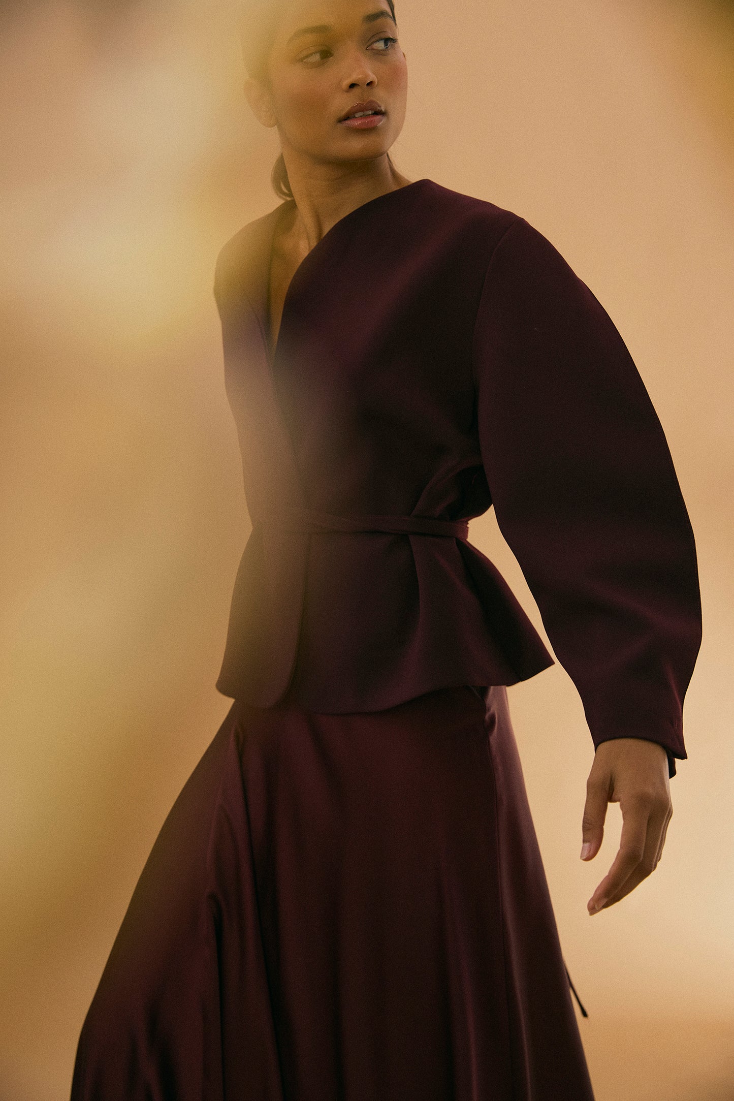 Chaqueta LEONORA Berenjena