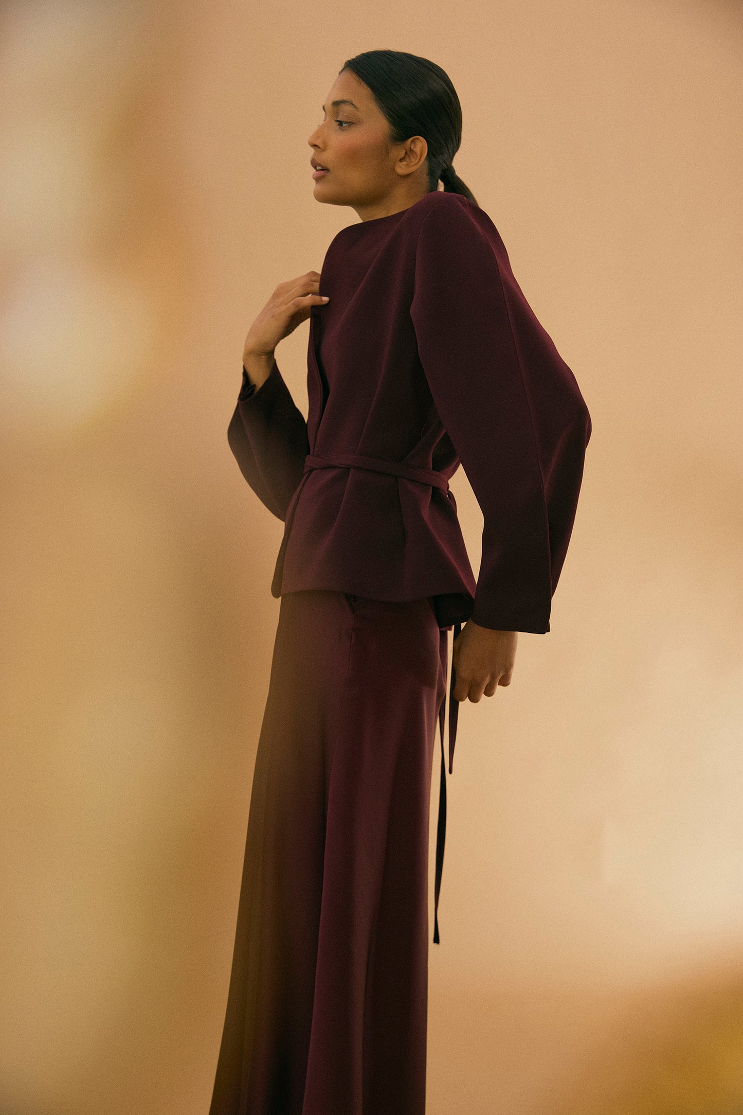 Chaqueta LEONORA Berenjena