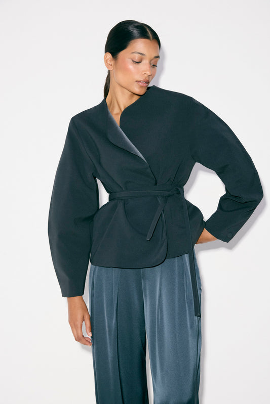 Chaqueta LEONORA Azul Petróleo
