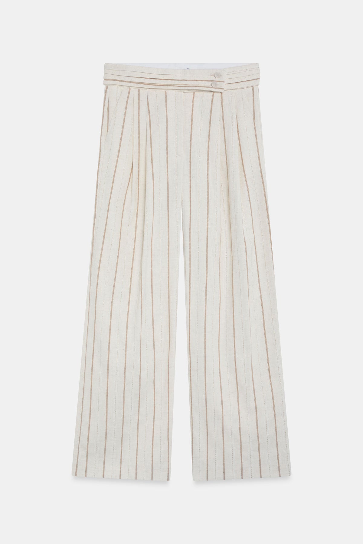 Pantalón EMY Rayas Beige - BIMANI