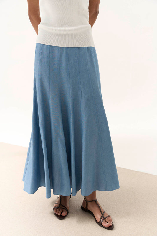 Falda ÉLAN Azul - BIMANI