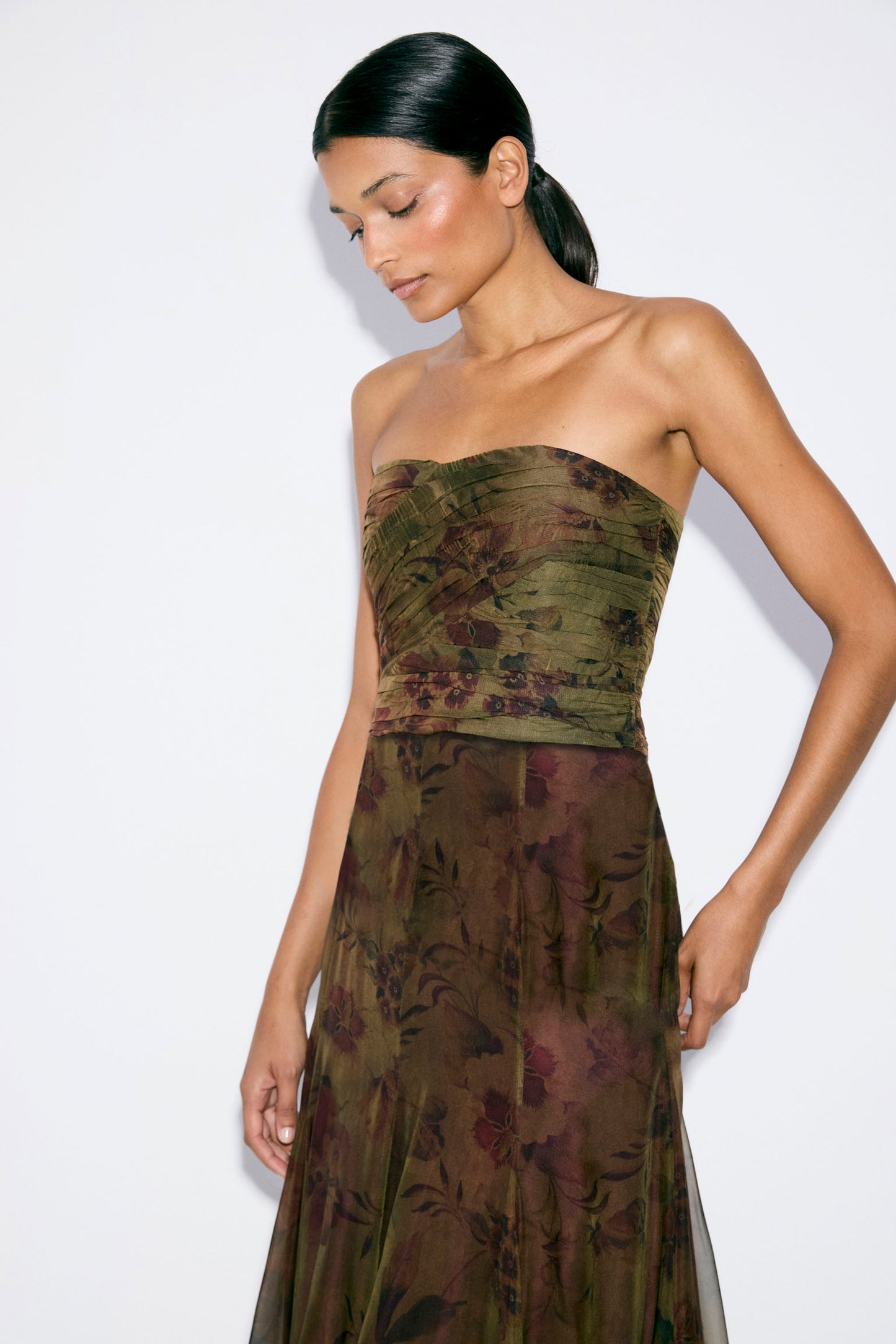 Falda IONE Estampado Oliva