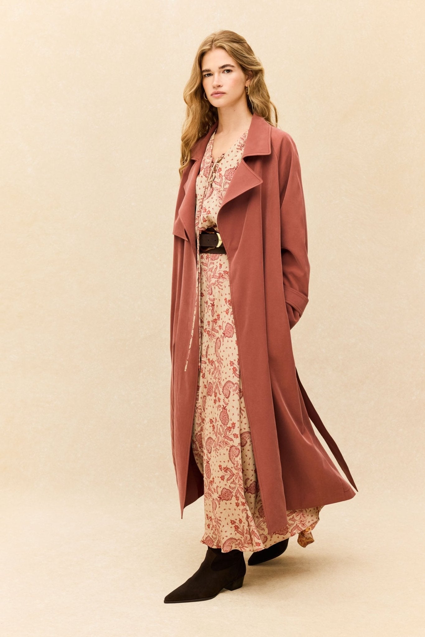 Gabardina KENSINGTON Terracota - BIMANI