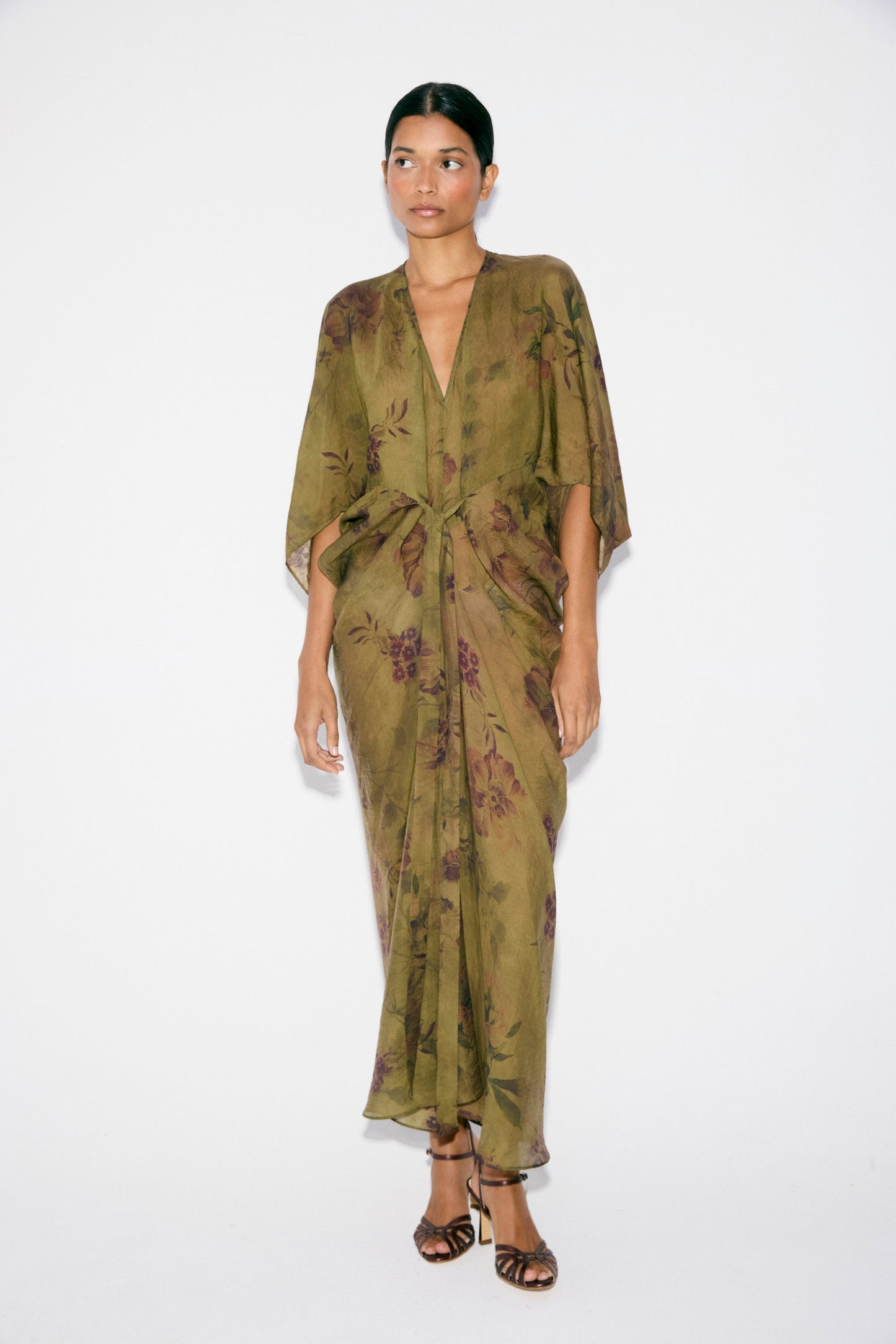 Kaftan GIULIANA Estampado Oliva