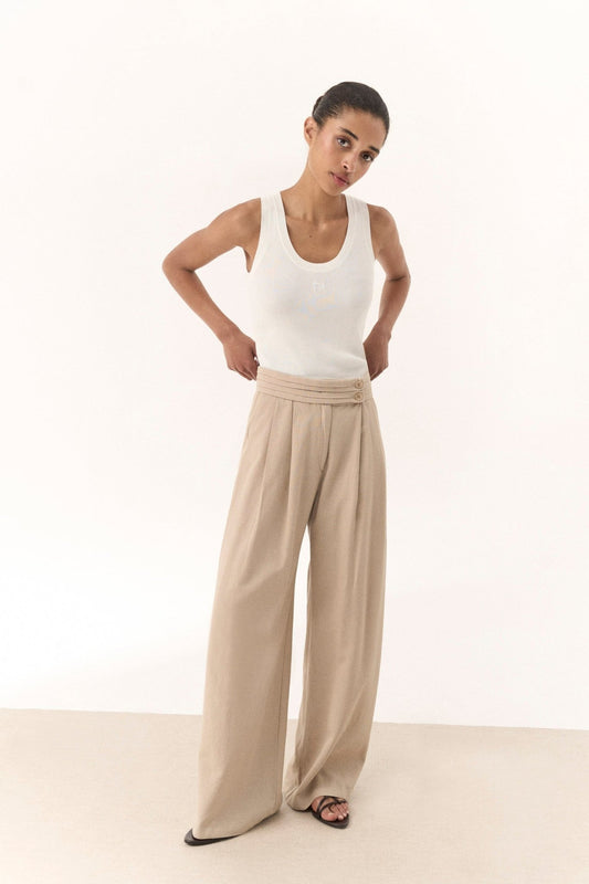 Pantalón EMY Beige - BIMANI