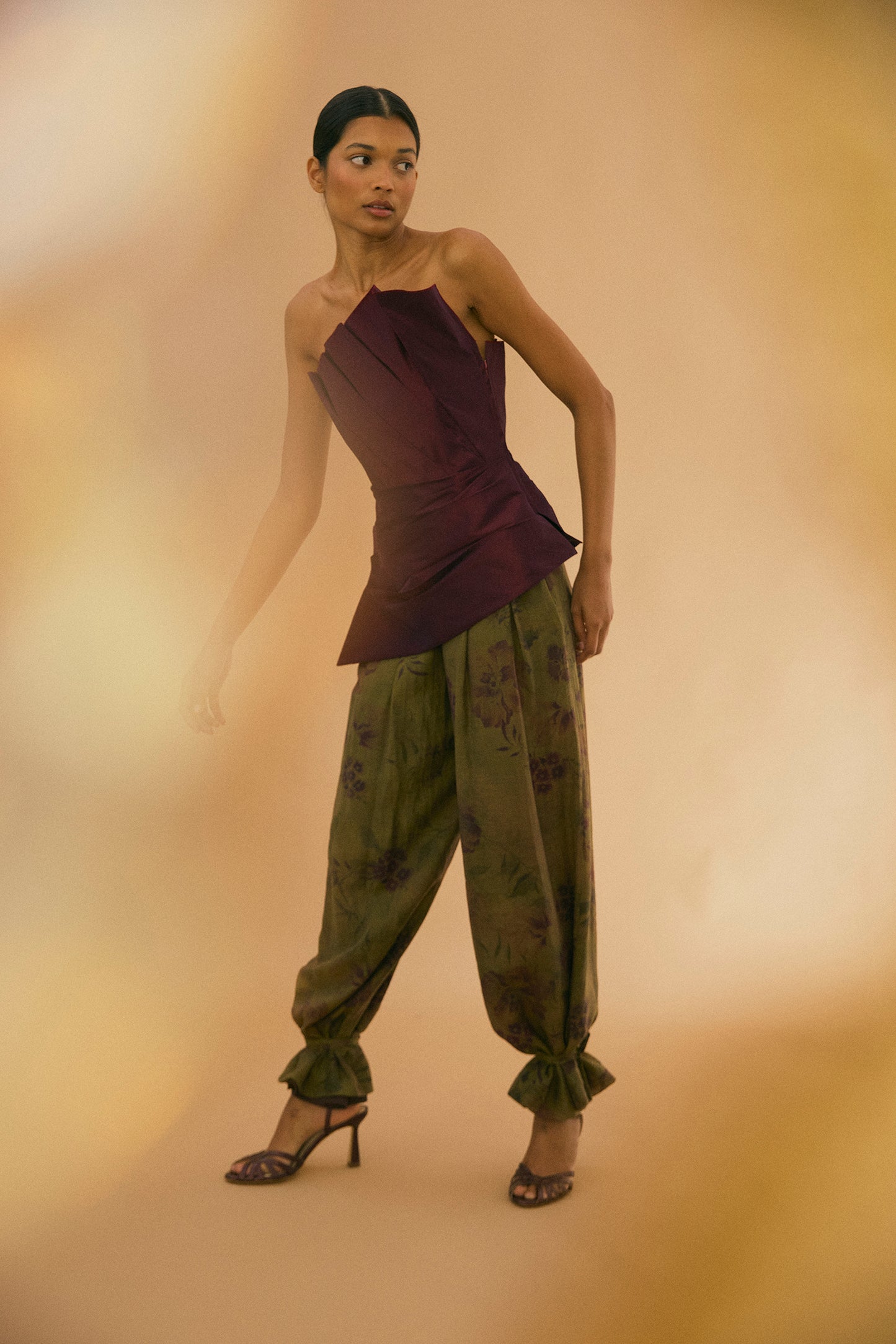 Pantalón ISOLA Estampado Oliva