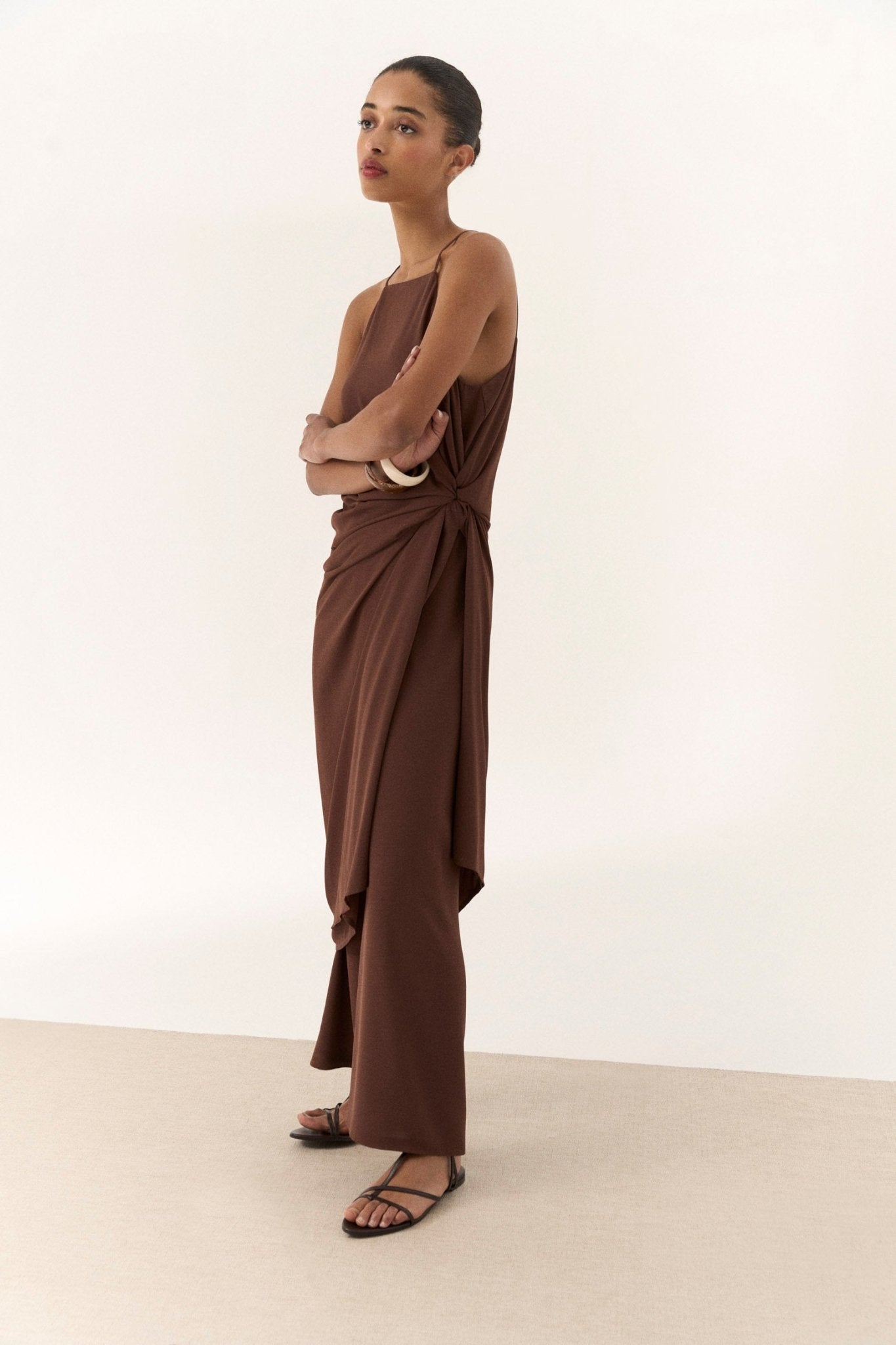 Pantalón LEVANTE Marrón Mocca - BIMANI