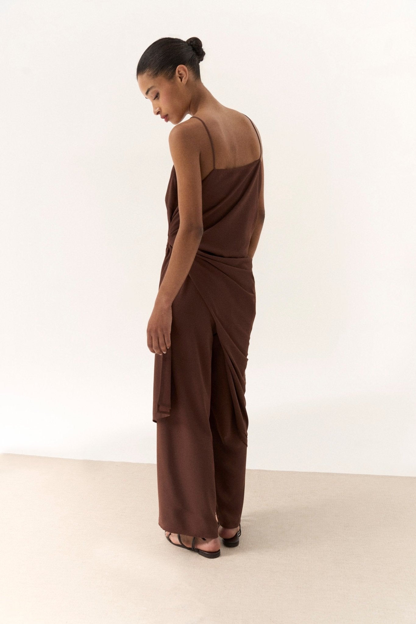 Pantalón LEVANTE Marrón Mocca - BIMANI