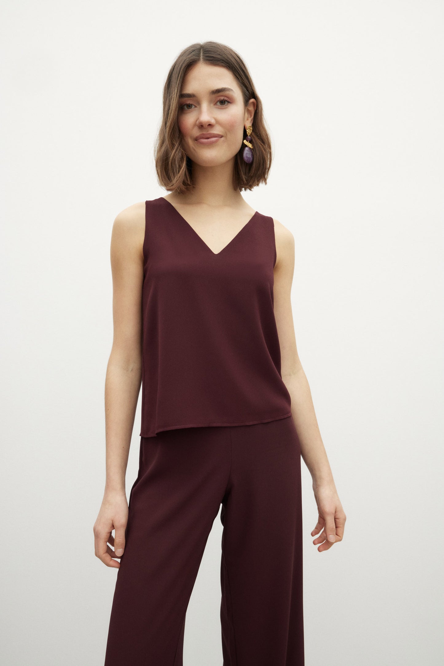 OCÉANO Trousers Burgundy