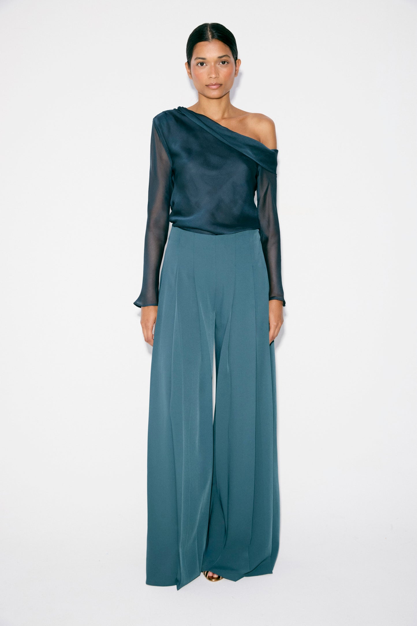 Pantalón SIENNA Azul Petróleo